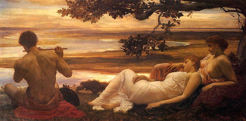 Lord Frederic Leighton Idyll China oil painting art
